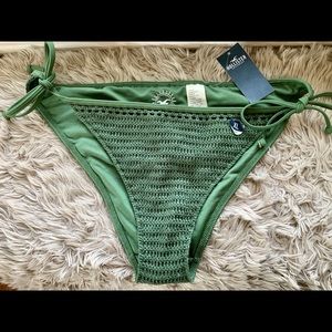 Hollister crochet cheeky bikini bottom XL